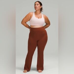 Lululemon Athletica Terra Cotta Flare Pants size 12